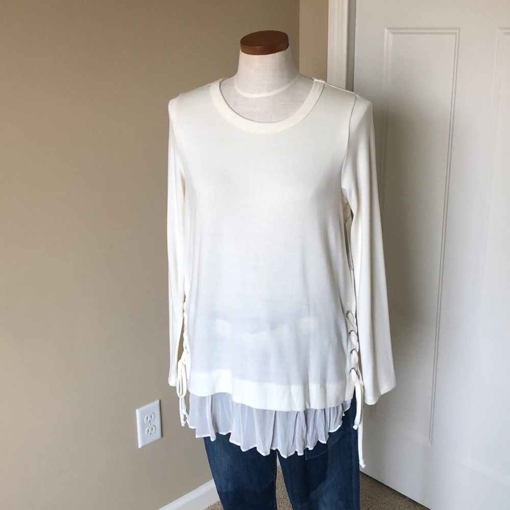 Karen Kane cream Tunic